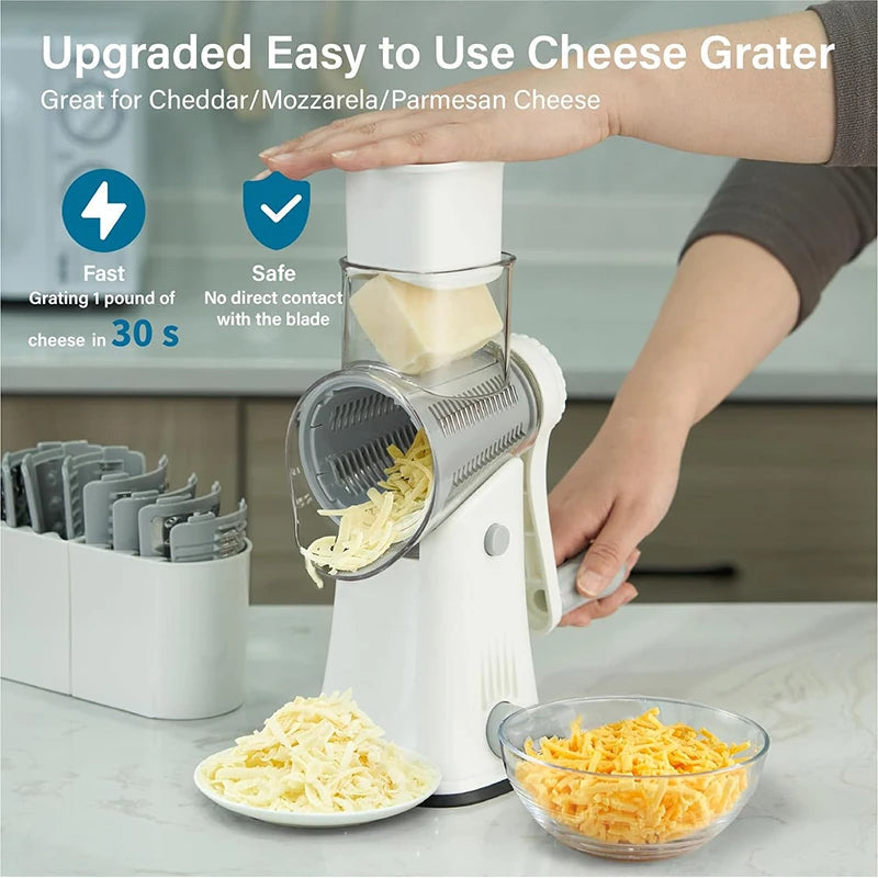 Multi Functional Cheese Shredder & Vegetable Slicer