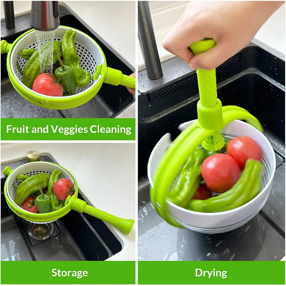 Easy Clean Salad Spinner Strainer