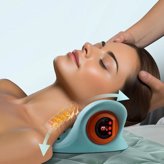 Relaxing Neck Massager Pillow for Pain Relief - Hehif