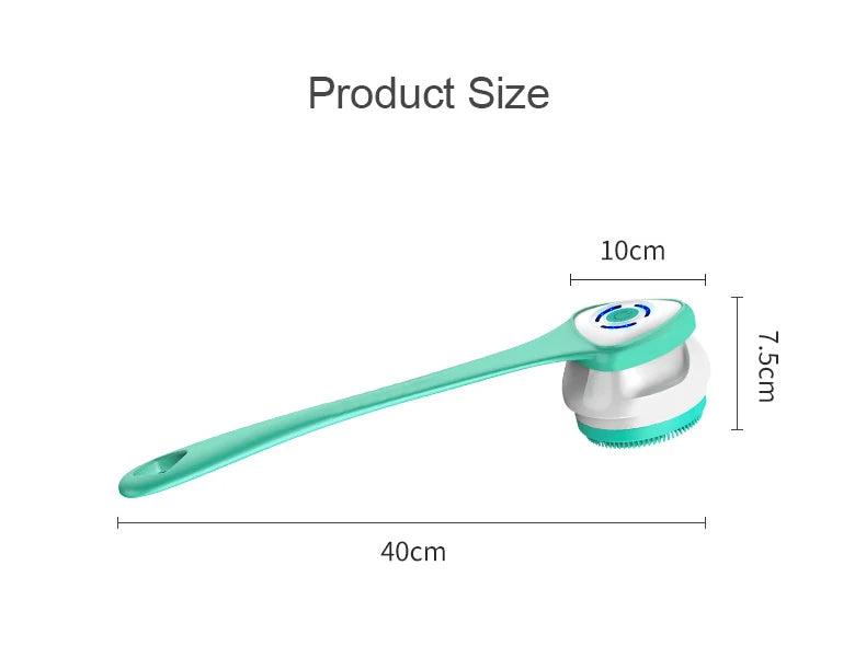Exfoliating Shower Scrubber with Extendable Handle