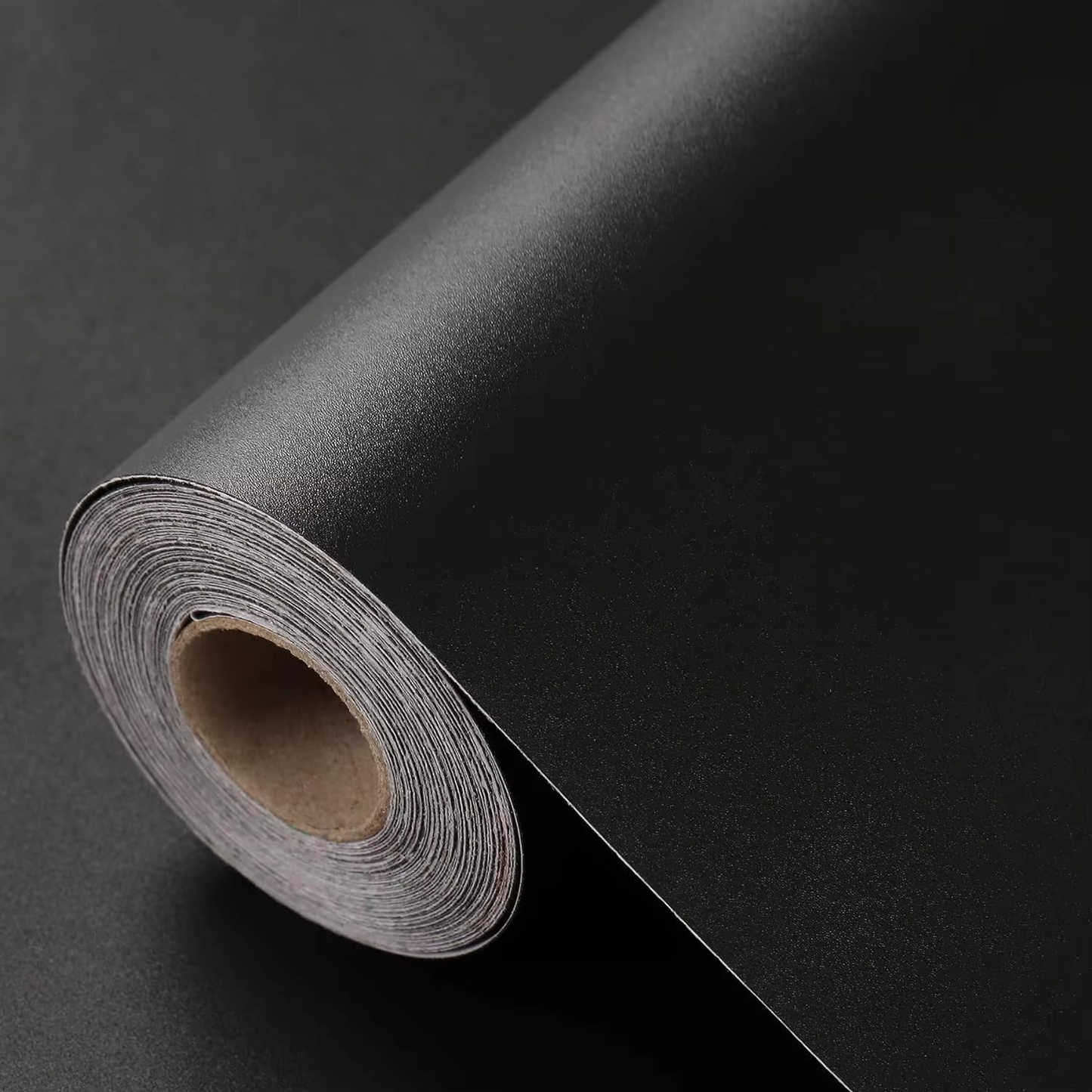 Dark Grey Non-Woven Peel and Stick Wall Paper