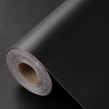 Dark Grey Non-Woven Peel and Stick Wall Paper