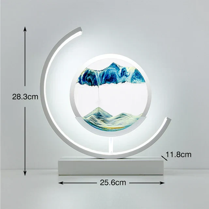 Colorful LED Hourglass Table Lamp