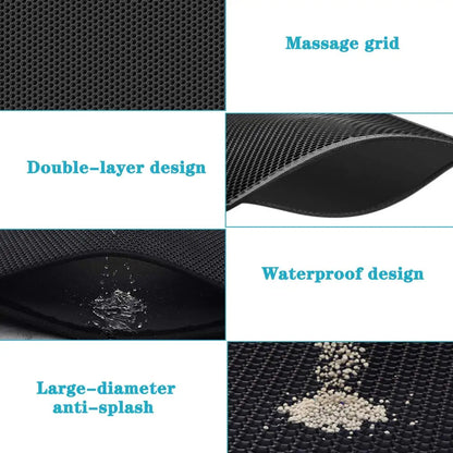 Durable Two Layer Pet Litter Tray Mat