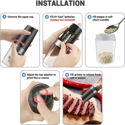 Automatic Electric Salt Pepper Mill