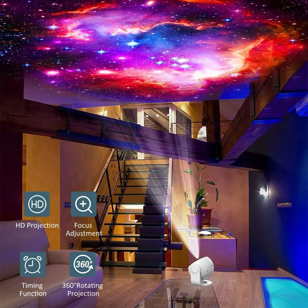 Galaxy Night Sky Projector Lamp