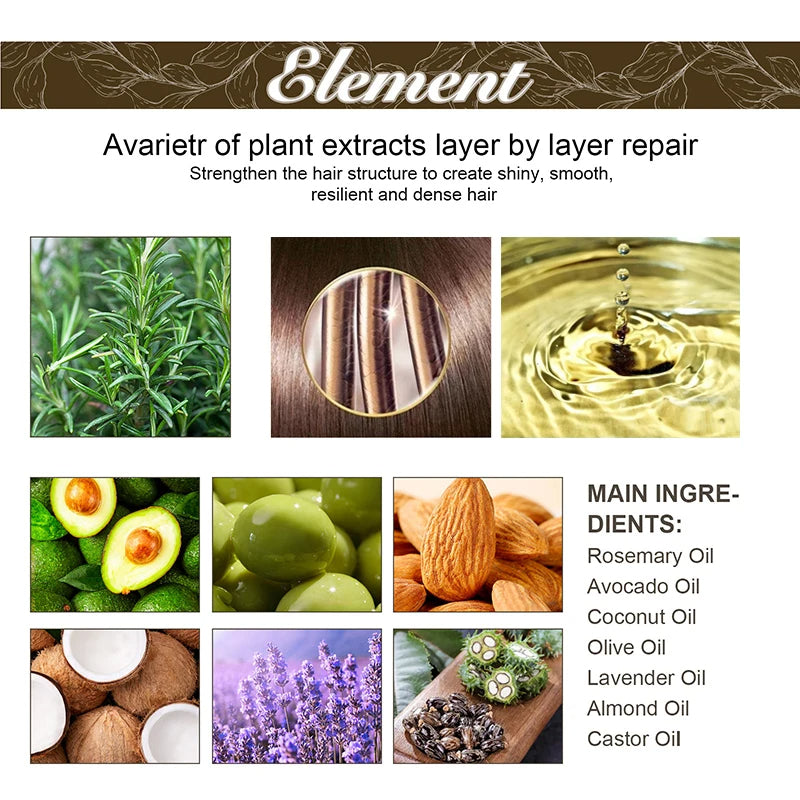 Natural Hair Regrowth Rosemary Oil 60ml