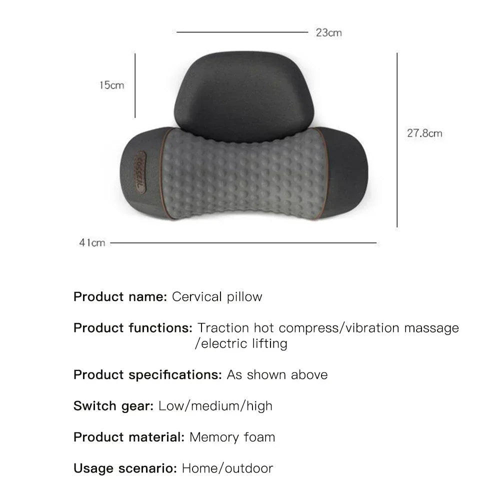 Heated Massage Neck and Shoulder Pillow