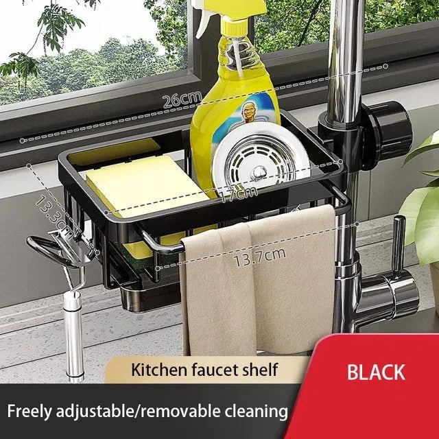 Sturdy Metal Kitchen Sink Tray - Hehif