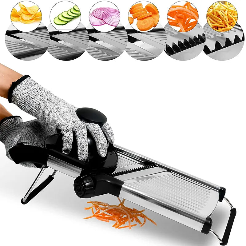 Easy Grip Stainless Steel Slicer - Essential Kitchen Tool
