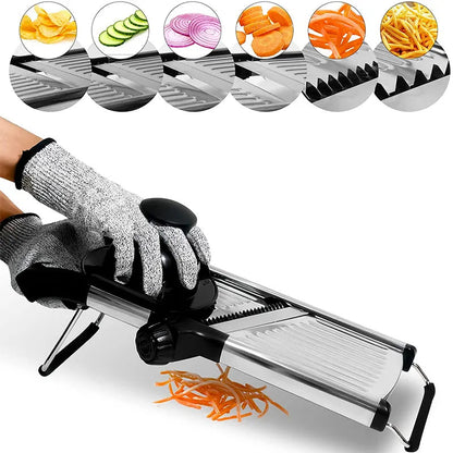 Easy Grip Stainless Steel Slicer - Essential Kitchen Tool