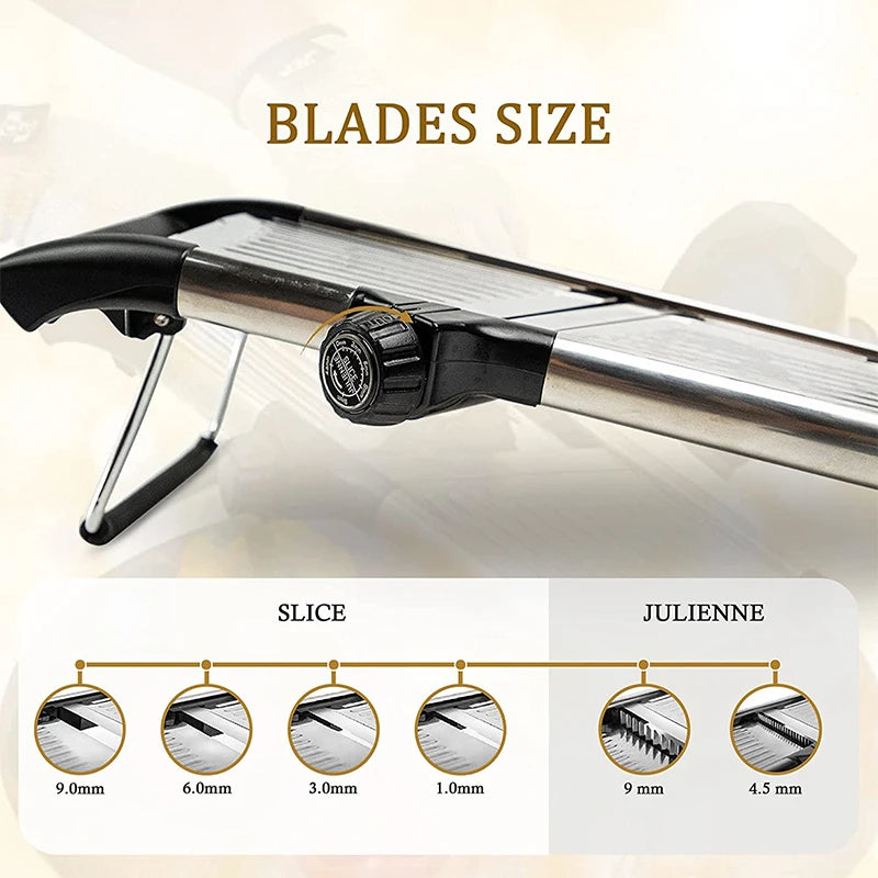 Easy Grip Stainless Steel Slicer - Essential Kitchen Tool