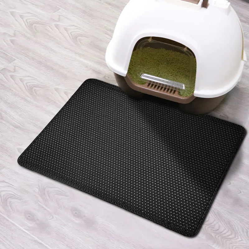 Durable Two Layer Pet Litter Tray Mat