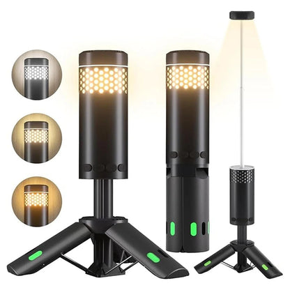 Portable 10000mAh Outdoor LED Lantern with Stand - Hehif