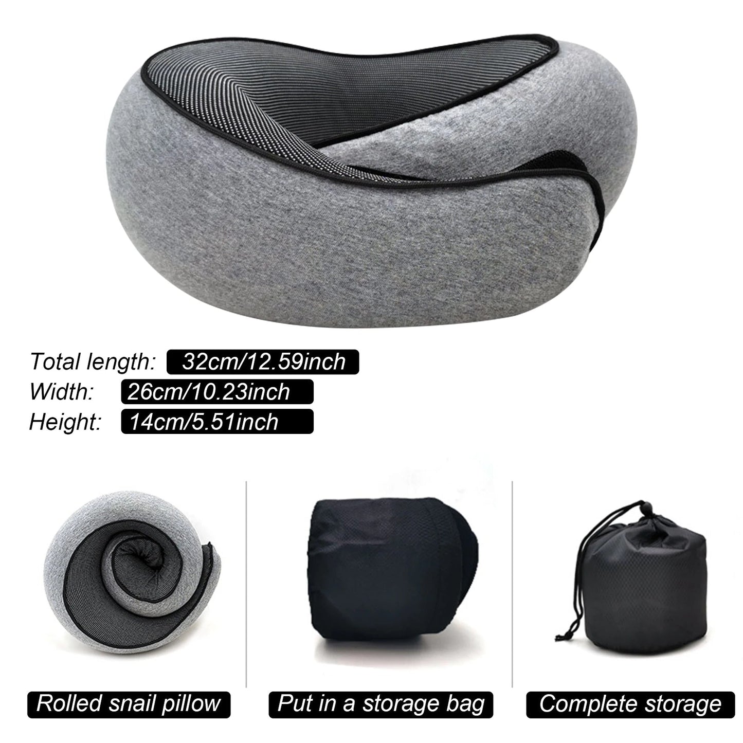 Comfortable Soft Support Travel Pillow