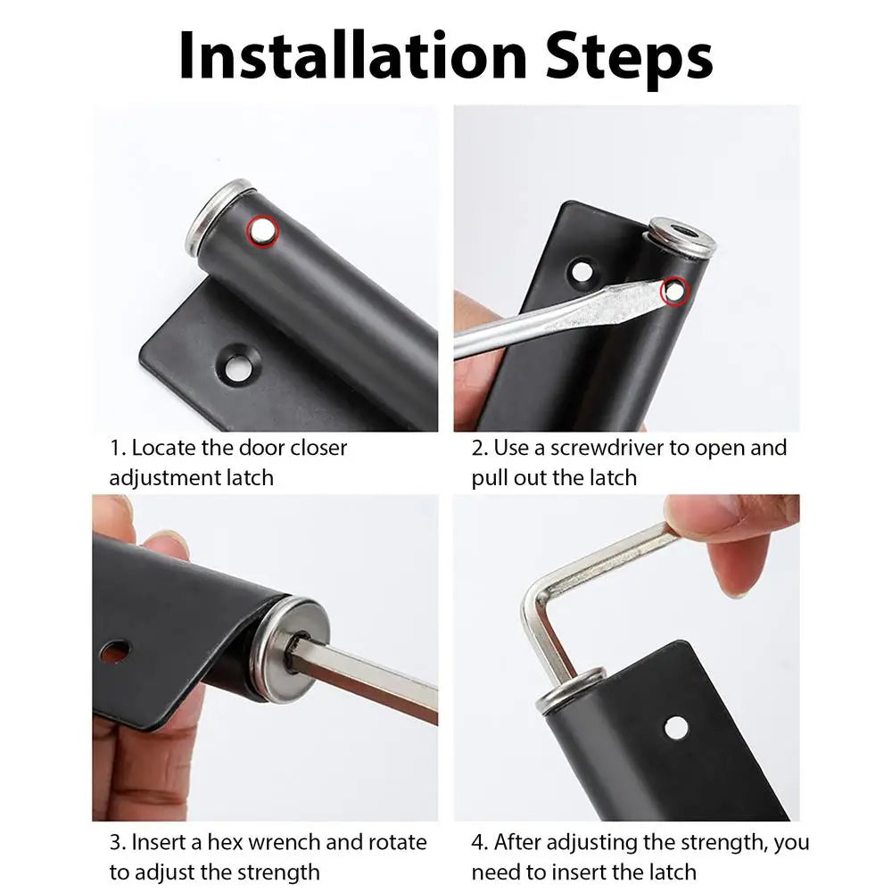 Automatic Easy Close Door Hinge with Inner Spring