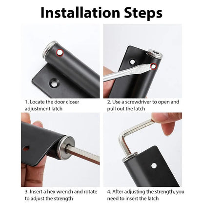 Automatic Easy Close Door Hinge with Inner Spring