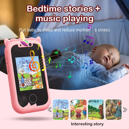 Fun Learning Phone for Kids with Double Cameras