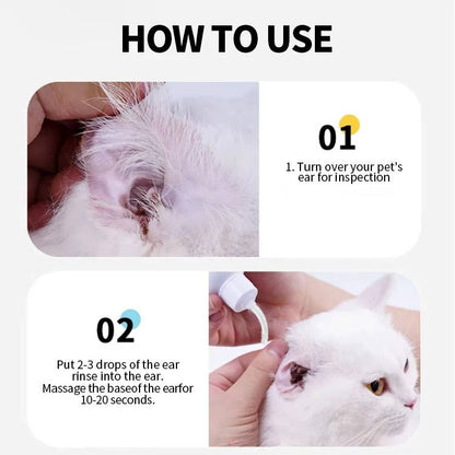 Pet Ear Cleaning Drops For Dogs Cats