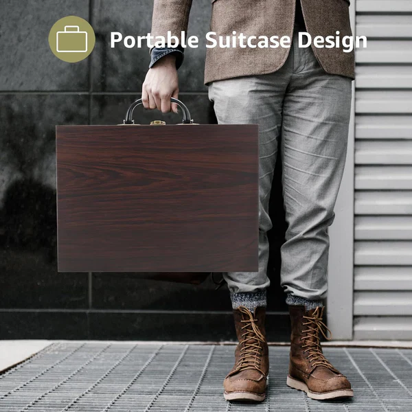 Retro Style Portable Vinyl Record Player