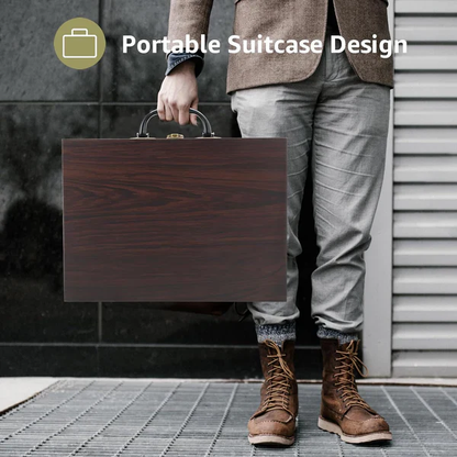 Retro Style Portable Vinyl Record Player