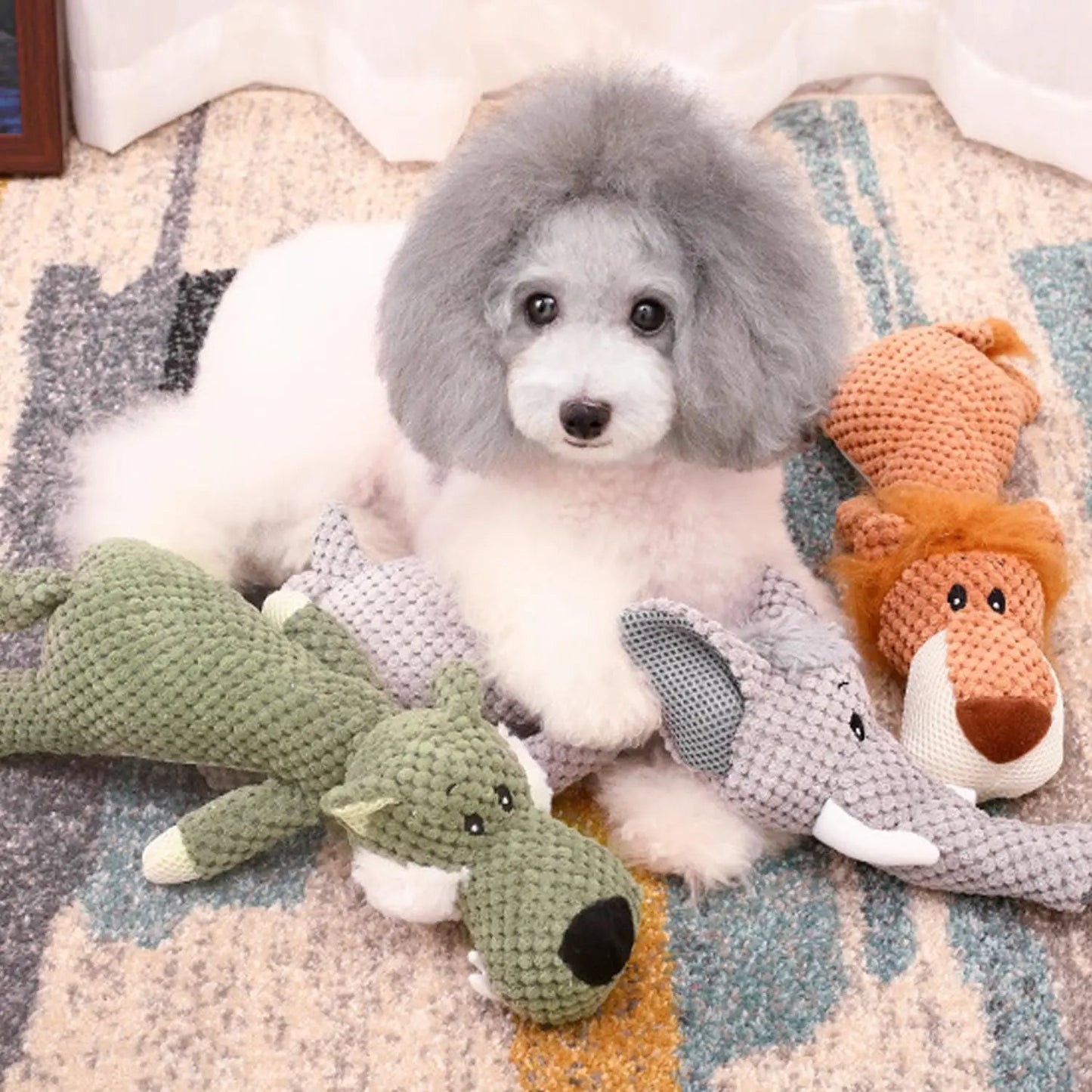 Tough Dog Chew Toy for Heavy Chewers - Long Lasting Squeaky Toy