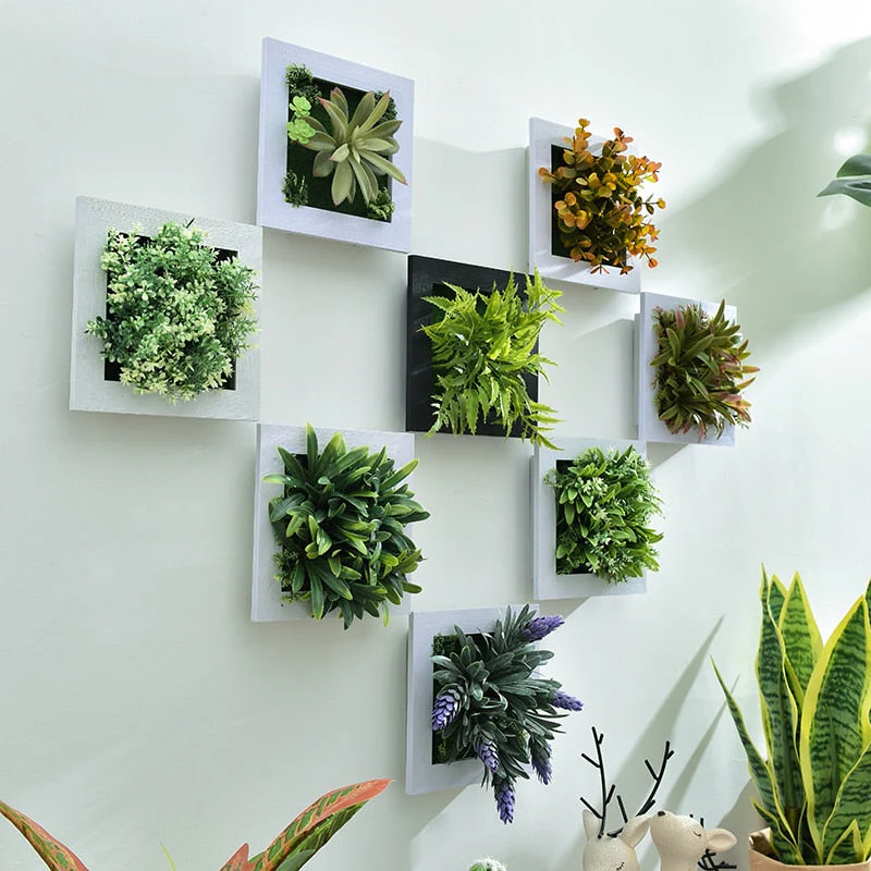 Indoor Fake Greenery Wall Hanging for Home