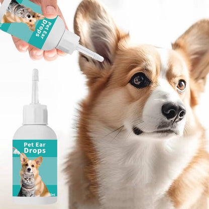 Pet Ear Cleaning Drops For Dogs Cats - Hehif