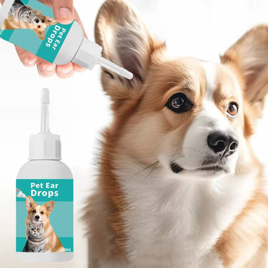 Pet Ear Cleaning Drops For Dogs Cats - Hehif