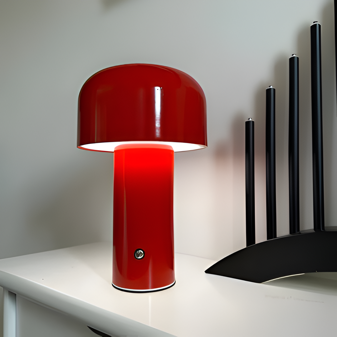 Elegant Wireless Mushroom Table Lamp