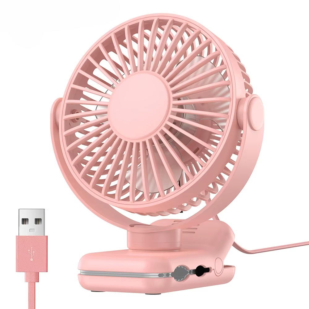Compact Personal USB Desk Fan with Silent Motor