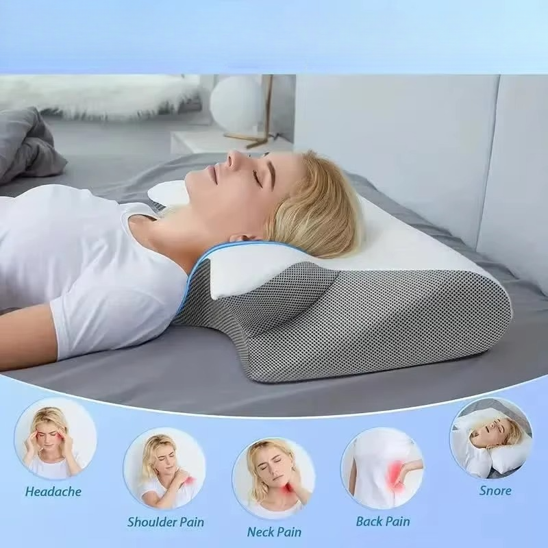 Contour Orthopedic Neck Support Pillow for Back Relief