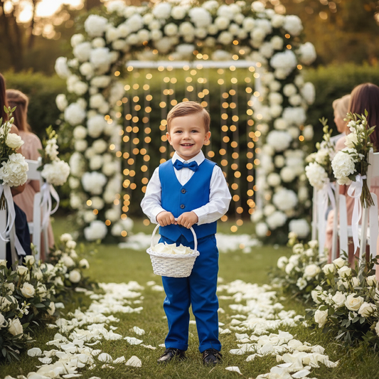 Classic Boys Suit Set for Little Boys and Toddlers - Hehif