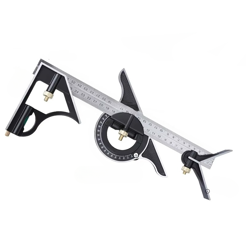Accurate 12-Inch Metal Angle Measure Tool - Hehif