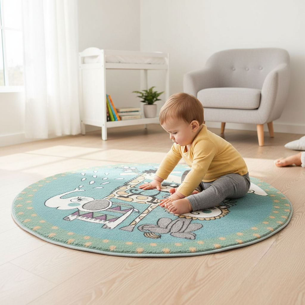 Cute Baby Playmat for Nursery and Playroom