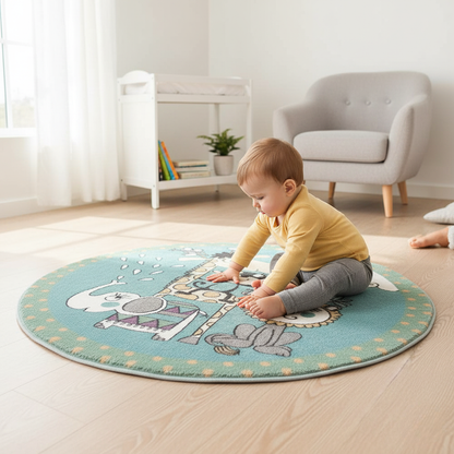 Cute Baby Playmat for Nursery and Playroom