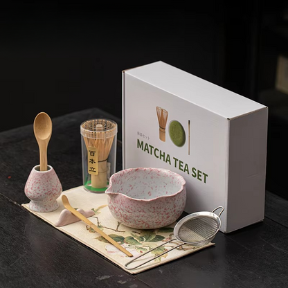 Deluxe Green Tea Set with Bowl and Whisk
