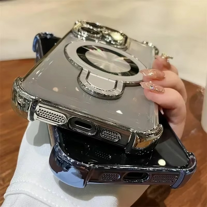 Strong Magnetic iPhone Case with Stand & Impact Protection