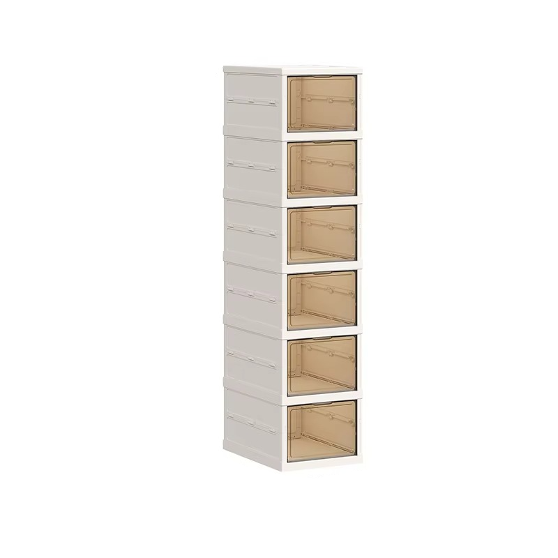 Clear Collapsible Extra Storage Shoe Rack