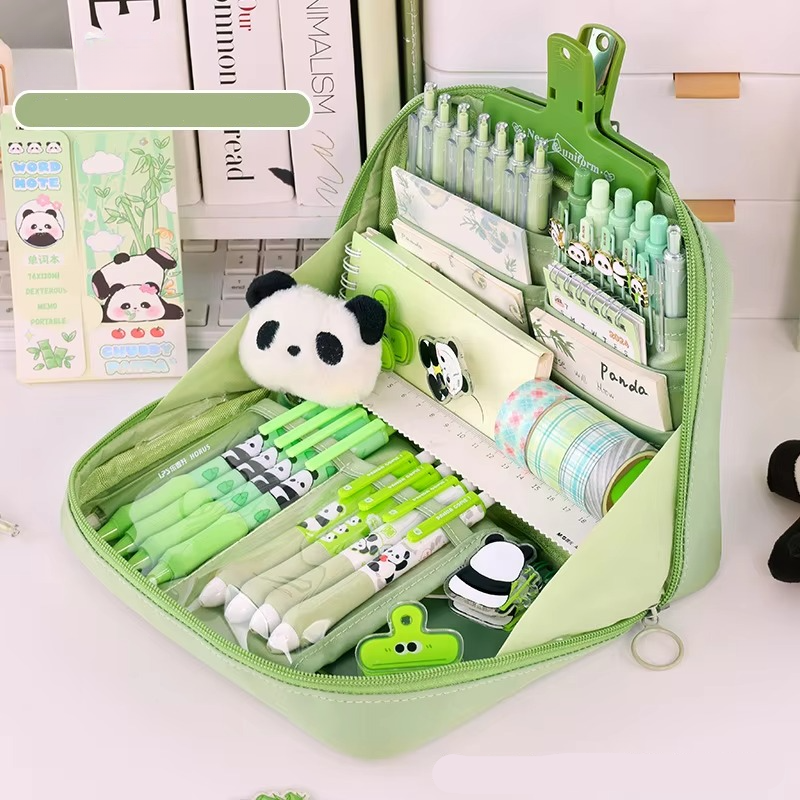 Big Student Pencil Bag with Multiple Pockets