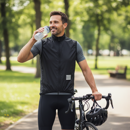 Waterproof Mens Cycling Gilet Windbreaker Vest