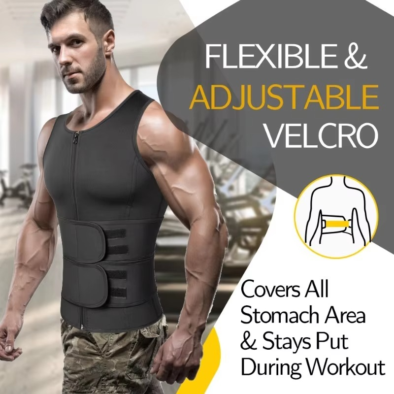 Men's Slim Fit Waist Trainer Tank Top