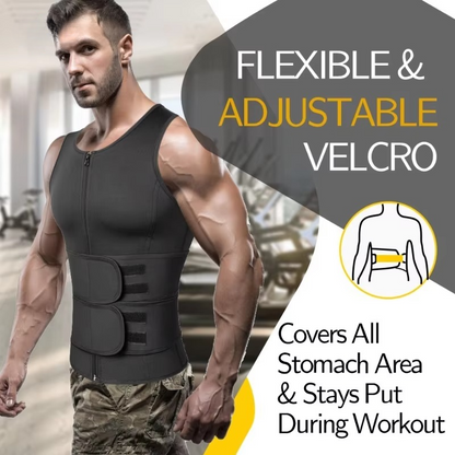 Men's Slim Fit Waist Trainer Tank Top