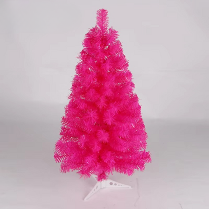 Compact 3ft Black Red Artificial Xmas Tree for Home