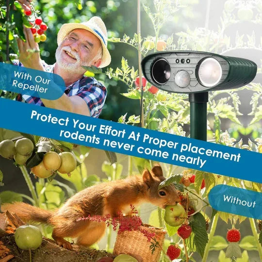 Effective Solar Deer Repellent - 4 Pack