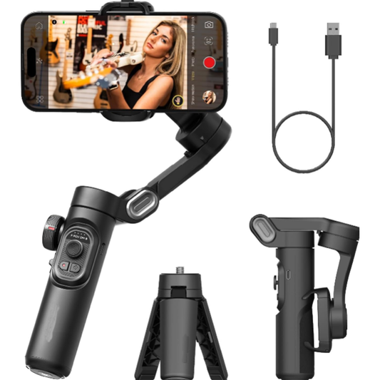 Portable Phone Steady Cam With 3 Axis Stabilizer - Hehif