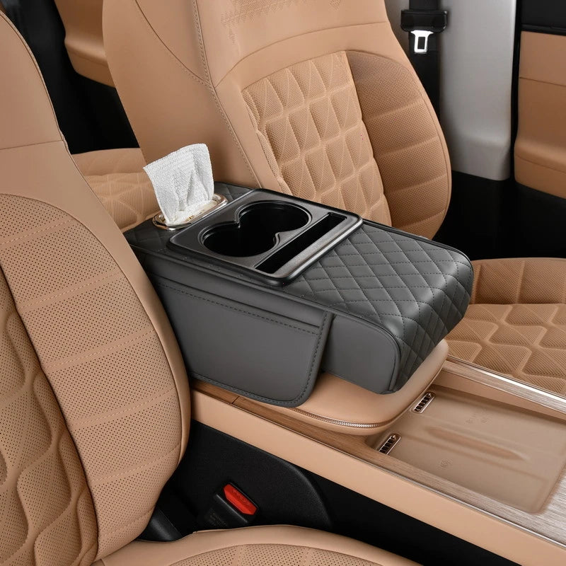 Luxury Vehicle Armrest Pad with Storage Compartment