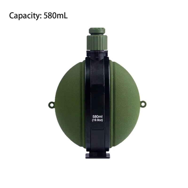 Collapsible Travel Water Bottle with Compass