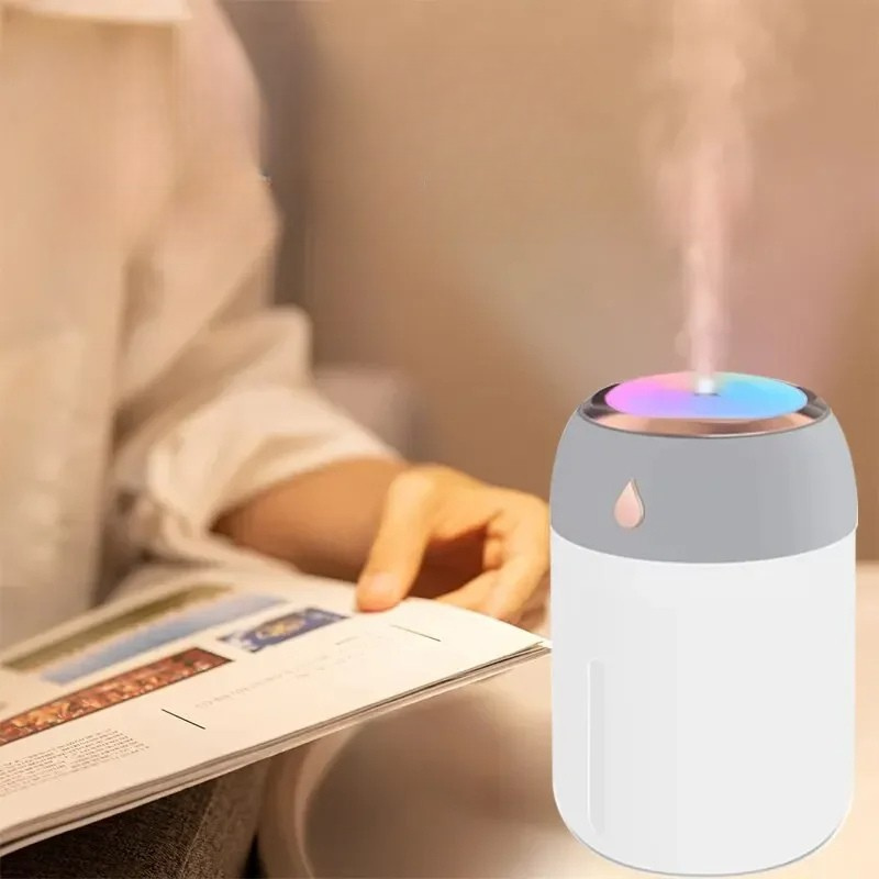 Compact Ultrasonic Mist Aroma Diffuser with LED - Hehif