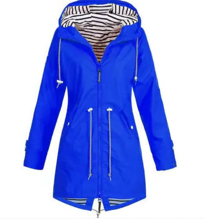 Rainproof Parka Coat with Hood